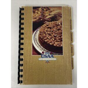 The USAA Family Cookbook 1986 Spiral Bound Recipe Book